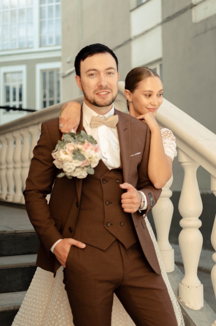 Мужской костюм 6651 от свадебного салона GABBIANO в Новосибирске