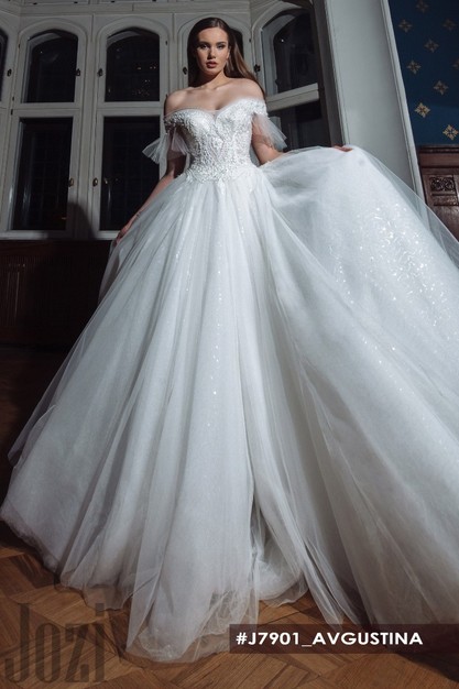 Свадебное платье «Августина» | Свадебный салон GABBIANO в Новосибирске