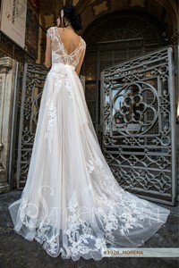 Свадебное платье Морена А-силуэт, Кружевные, Легкие, Простые